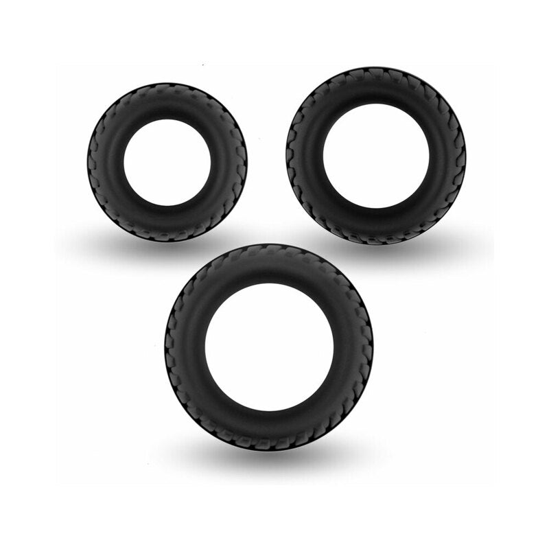 Velv'Or Rooster Floki 3-Piece Cock Ring Set